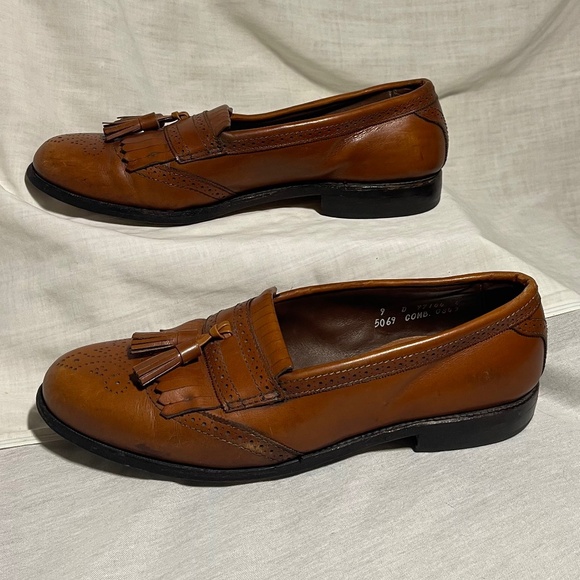 Allen Edmonds Whiskey Tassel Kiltie Bridgeton Style Size 9 Wingtip. - Picture 2 of 8